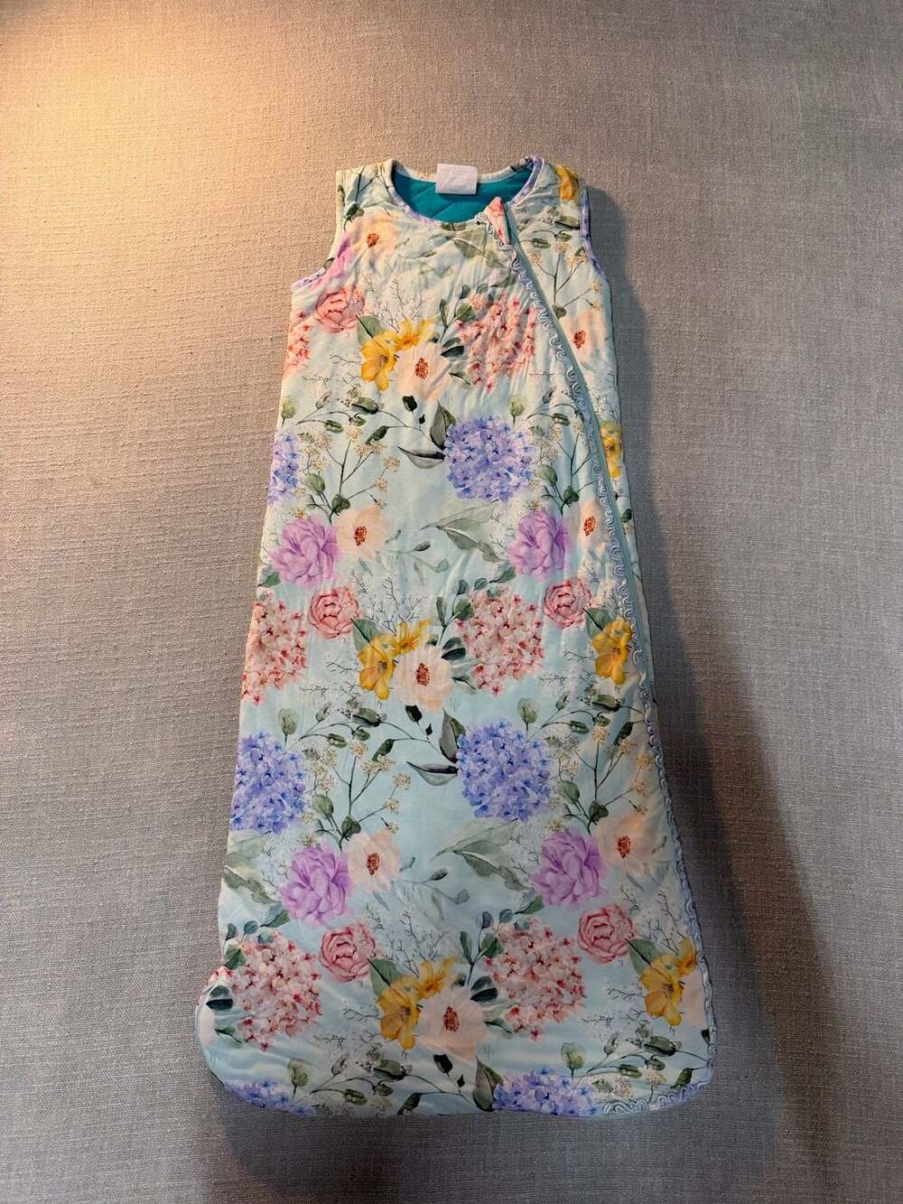 Posh Peanut Watercolor Wildflower Floral 1 TOG Sleeping Bag 6-18M - Picture 3 of 4